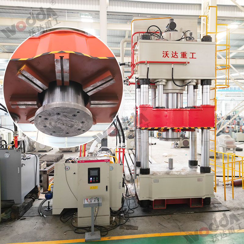 800噸封頭拉伸液壓機(jī)車(chē)間實(shí)拍